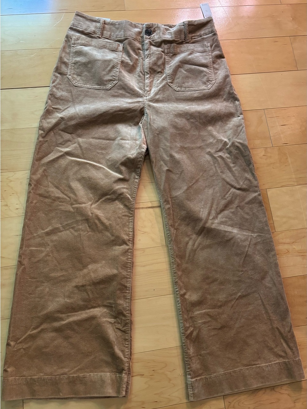 Anthropologie Maeve Colette Camel full length cords 34 NWT - Picture 2 of 8